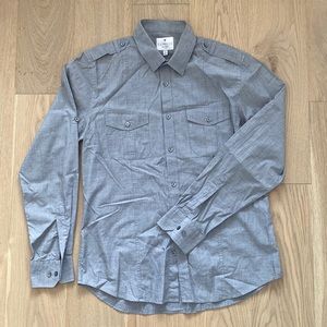Express Utility Button Down. Size: Large